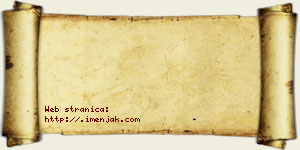 Una Džinić vizit kartica